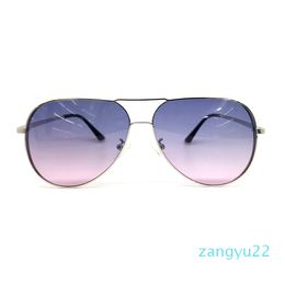 2020 High Quality supplier Fashion Sunglasses Full Frame double bridge Sun Glasses Design ultra light Metal frame UV protection Glasses