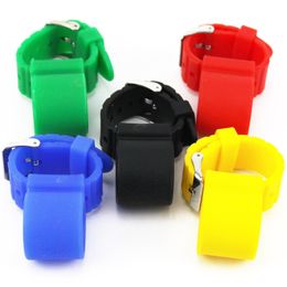 Colorful Silicone Support Bracket Retaining Ring Lock Buckle Portable Innovative Design For Hookah Shisha Smoking Handle Hose Tips Mouth DHL