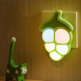 New Fashion LED night light EU US Plug Colors novelty bed lamp For Baby Bedroom Gift Romantic Colorful Lights