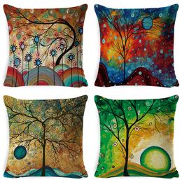 Shop Modern Art Cushion UK | Modern Art Throw Pillow Cover Graffiti Hexagon