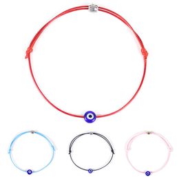 Red String Evil Eye Lucky Red Cord Identification Bracelets Korean DIY Jewellery Womens Rope Chain Adjustable Bracelet Gift