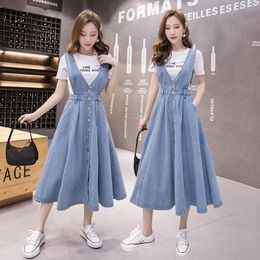 fitted denim dress uk