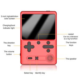 M6 3.0" Handheld Retro Video Game Console Nostalgic host can store 800 Classic Games Gifts childhood memory Free DHL