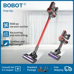 BOBOT Free -vac Multifunction Handheld Vacuum Cleaner With Large Capacity Dust Box Low Noise Triple Filter Vertical Dust Collect