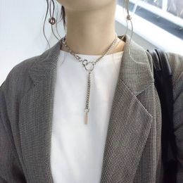 Mode Einfachen Schmuck Justine Clenquet frauen Halskette 2020 Sommer Neue INS Punk Stil Anhänger Halsketten Für Frauen Hochzeit Party geschenke