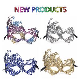 Sexy Gold Lace Halloween masquerade masks Silver lace Halloween mask masquerade party clubs