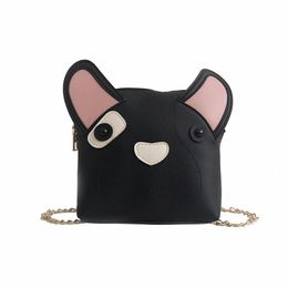 New- Summer Cartoon Dog Mini Chain Animal Pattern Bags Korean Style Sweet Girl Fashion Personality