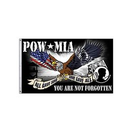 3x5ft Printed POW MIA Flag You are Not Forgotten Flag, Polyester Fabric,100D Polyester Hanging Advertising, Outdoor Indoor, Free Shipping