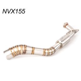 Motorcycle Accessories Exhaust System Middle Pipe Elbow Header Slip-On For YAMAHA NVX 155 125 NVX155 AEROX155 2016-2019