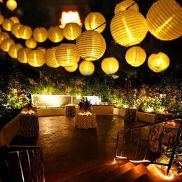 Garden Decoration Lights Solar Lantern String LED Gadget For Gardens Yard Fence Patio Terrace Christmas 5/7M 50leds LEDs light