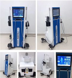 6 Bar Extracorporeal Shockwave physiotherapy Machine For ED Treatment Cellulite Reduce 5MJ Shock Wave Therapy Equipment With 2 Handles