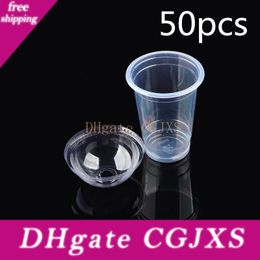 10pcs set Clear Disposable Plastic Cup Coffee Cups with Lids 450ml for Iced Coffee Bubble Boba Smoothie 10pcs set Clear Disposable Plastic Cup Coffee Cups with Lids 450ml for Iced Coffee Bubble Boba Smoothie
