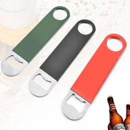 Stainless steel beer bottle opener flat bottle opener advertising gifts