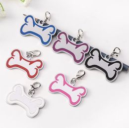 360 pcs/lot Personalied Engraved Anti-lost Dog Pet Dog Collar Pendant Accessories Cat Puppy ID Name Tag SN3237