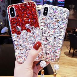 Diamond Rhinestone Phone Cover for IPhone 11pro Max Crystal Bling Coque Fundas for IPhone X XS MAX XR 6 7 8 Plus SE2020