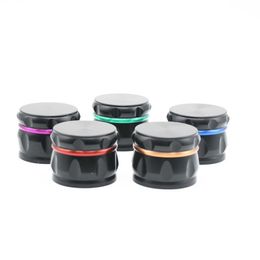 Drum Shape Colourful Aluminium Alloy Diameter 63MM Mini Herb Grinder Spice Miller Crusher High Quality Beautiful Colour Unique Design