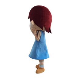 2019 Factory Outlets Cute Girl Mascot Costumes Cartoon Character Adult Sz