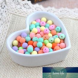 Wholesale-8mm Mixed Acrylic Ball Beads,New Rubber Spacer Round beads For Jewellery making XLL2015-8