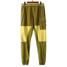 Calças de roupas masculinas estilo 2021SS primavera e outono nova marca de moda de nylon calças casuais masculinas leggings legging tendência esportiva sólida