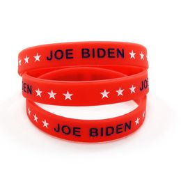 2020 Biden Bracelet American President Election Campaign Bracelet Star Unisex Inspirational Motivational Sports Silicone Wristbands VT1453