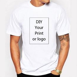 Custom T-Shirt Your OWN Design Brand /Picture Custom Men and Women DIY Cotton T-Shirt Short Sleeve Casual Tops Dropshipping CX200819
