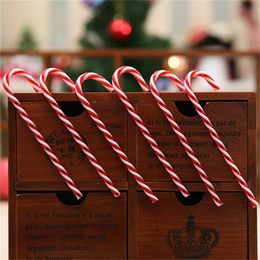 3 Colors New Year Xmas Party Kids Gift Christmas Hanging Candy Cane Christmas Tree Ornaments Crutch Pendant Decor