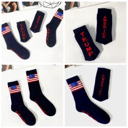 Trump Socks President Trump Letter Stockings Striped Stars US Flag Sports Socks America Trump 2020 Socks Party Favor CYZ2701