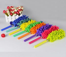 Flexible Dusters Dust Remover Portable Long Handle Extendable Chenille Duster for Home Car Cleaning Tool DHL 60piece