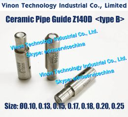 Ø0.10, 0.13, 0.15, 0.17, 0.18, 0.20, 0.25mm Ceramic Pipe Guide Z140D (type B) Ø8x30mm EDM Electrode Guide for EDM Drilling Taiwanese style