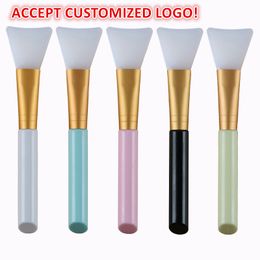 Silicone Mask Brush Facial Eye Silica Gel DIY Makeup Brushes Cosmetic Beauty Tools accept Customised logo!