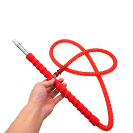 HONEYPUFF 1.8 M Plastic Hookah Hose With Silicone Metal Handle Hookah Hose Set Include Hookah Hose With Handle Chicha Narguile Accessories