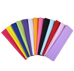 New Stretch Headband Sports Yoga hair band Sweat Head Wrap Unisex good Stretch Bandanas