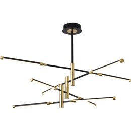 Creative Simple 8 arm LED Pendant Lamps Metal plated gold Nordic Modern Fashion Black/White Living Room Bedroom Restaurant Hanging Lights
