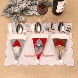 Cross-border Christmas Jewelry Accessories Creative Forester Knife and Fork Nordic Elderly Tableware Set Decoration