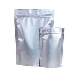 Leotrusting 50pcs/lot Resealable Stand up Aluminium Foil Bag Food Moisture-proof Zipper Storage Pouch Coffee Powder Nuts