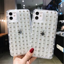 Bling Jewelled Rhinestone Crystal Diamond Soft Back Pendant Phone Case Cover For iPhone 11 Pro MAX X 6s 7 8 Plus 5 XR Xs Max