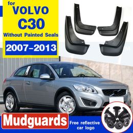 Front Rear Car Mud Flaps For VOLVO C30 (Without Painted Seals) 2007-2013 Mudflaps Splash Guards Flap Mudguards Fender 2010 2011