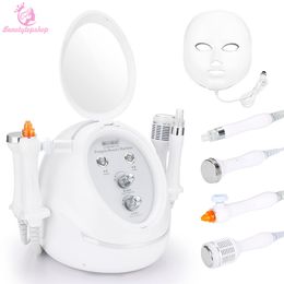 NEW 5IN1 Ultrasound LED Photon Light Face Blackhead Removal Beauty Machine Diamond Microdermabrasion Skin Rejuvenation Acne Remove Machine