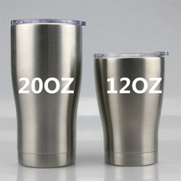 20OZ Curved Tumbler Curving Stainless Steel Travel Mug Double Wall Vacuum Sparkle Holographic Tumblers with Proof Lid v04