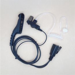 MIC Speaker PTT Covert Acoustic Tube Earpiece Earphone Headset for Motorola Radio XPR6300 XiR-P8200 DP3400 DGP4150 Walkie Talkie