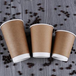 Disposable Takeout Coffee Cup Kraft Paper Cartoon Coffee Sleeve Heat Insulation Hot Drink Mug Takeaway Wrapper Christmas Cup Set Disposable Takeout Coffee Cup Kraft Paper Cartoon Coffee Sleeve Heat Insulation Hot Drink Mug Takeaway Wrapper Christmas Cup Set