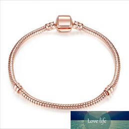 Sale Rose Gold Snake Chain Bracelets Color Retaining fit European Style Beads Wholesale China Factory