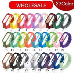 Mi Band 3 4 Strap Wrist Strap for Xiaomi Miband 3/4 Watch Strap Mi 3 4 Pulsera Correa Mi Band 3/4 Silicone Bracelet Replacement