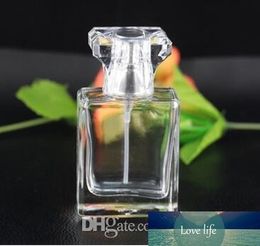 free shipping New Glass Spray Bottle 30ML Transparent Spray Bottle Empty Refillable Perfume Spray Bottles Atomizer