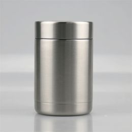 12oz Can Cooler Stainless Steel Cooler Double Wall Cold Keeper Insulation Vacuum Tumbler Stainless Steel Coffee Mug A02