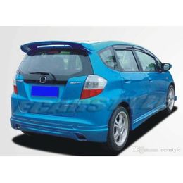 For Honda Fit Jazz 2009-2013 GE6 GE8 Roof Spoiler Wing MG style Carbon Fiber Made