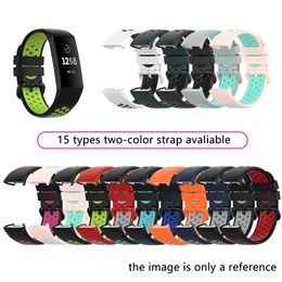 WatchBand For Fitbit Charge 4 Outdoor Fashion Soft Silicone Replacement Band For Fitbit Charge 3 SE Wristbands Bracelet Strap