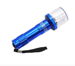 New type of grinder aluminum alloy electric metal grinder creative manual flashlight
