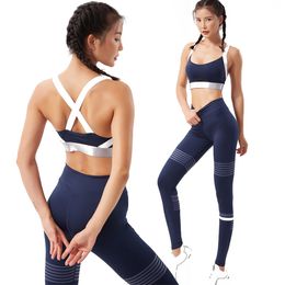 2020 new yoga clothes large size sportswear jogging vest spring and summer sports suit offset fitness