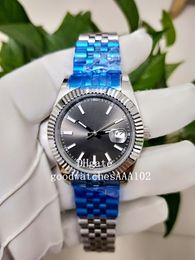 Classic SeriesMens Watches Asia ETA 2813 Movement Gray Dial 41mm 126333 Jubilee Bracelet Mechanical Automatic Men Watches Wristwatch